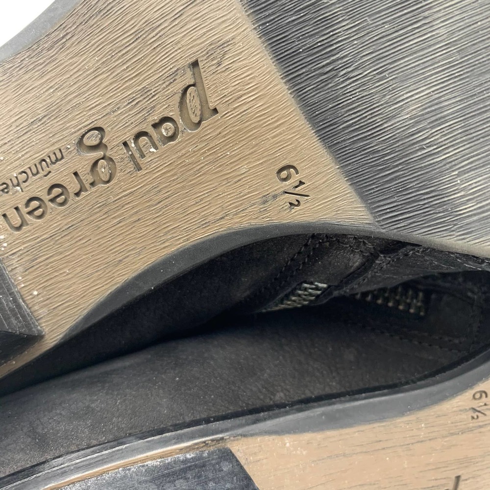 PAUL GREEN Malibu Nubuck Sliced Double Zip Booties - Picture 11 of 14